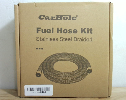 Manguera de Combustible CarBole 10ft Trenzada de Acero Inoxidable 5/16" PTFE – Diésel, EFI, Lubricantes y Refrigerantes con Conectores