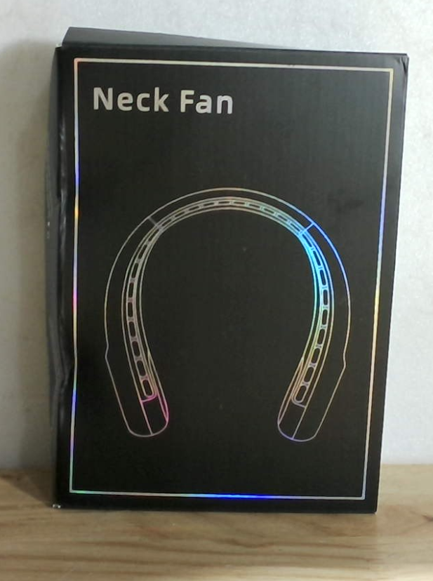KIDEE Ventilador de cuello, ventilador portátil sin aspas, flujo de aire mejorado de 360°