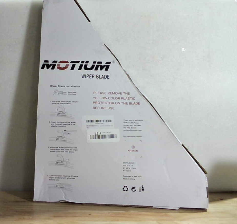 Escobillas Limpiaparabrisas MOTIUM OEM Quality 22"+22" – Calidad Premium para Todas las Estaciones, Par para Parabrisas Delantero