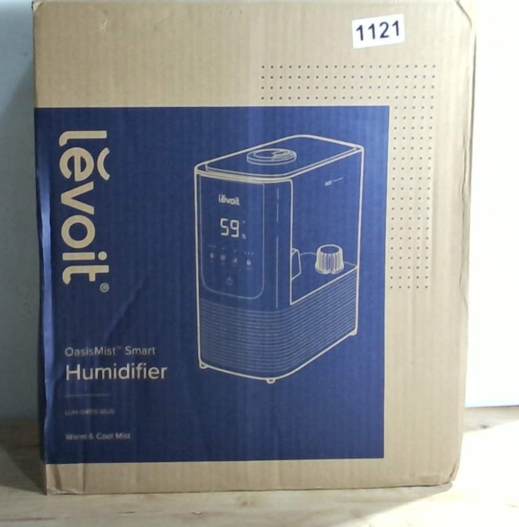 Humidificador Inteligente LEVOIT OasisMist 4.5L – Vapor Frío y Caliente, Humedad Automática, Aceites Esenciales, Silencioso, Para Habitaciones Grandes