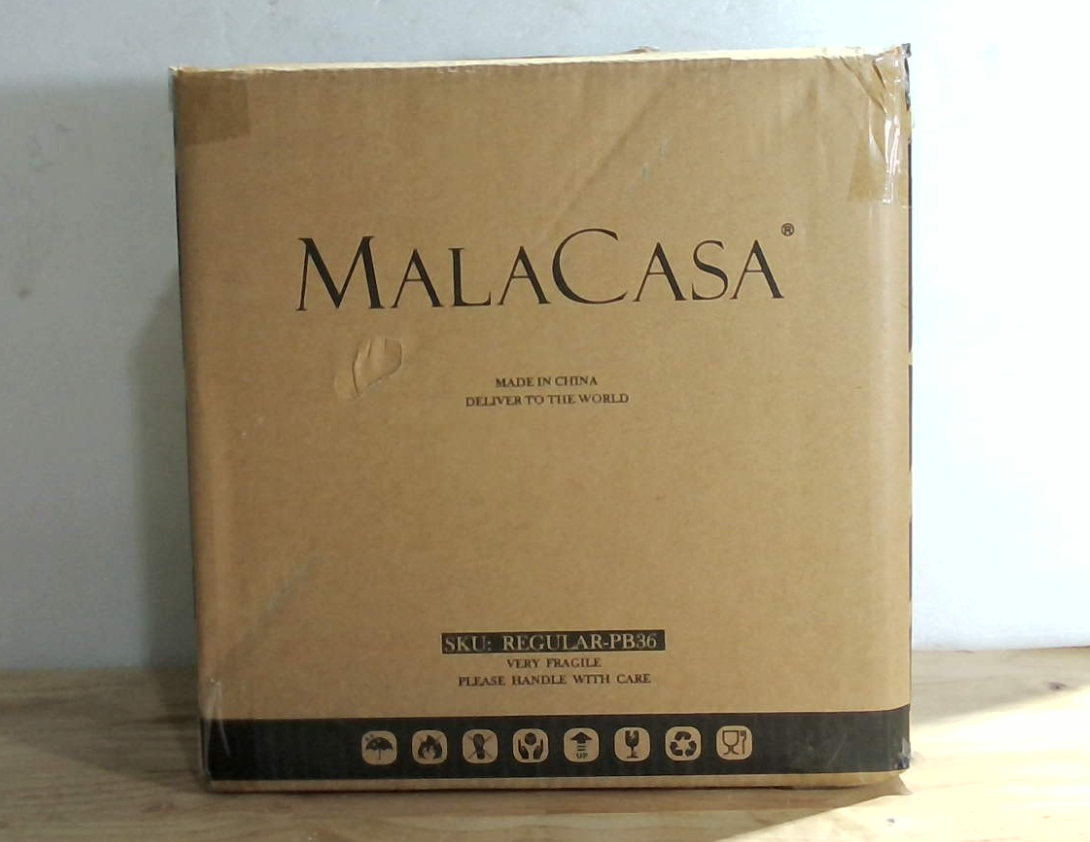 Cuencos de Porcelana MALACASA Regular – Juego de 4, 22.5 cm, 1.2 L, Para Pasta, Ensalada y Sopa, Blancos
