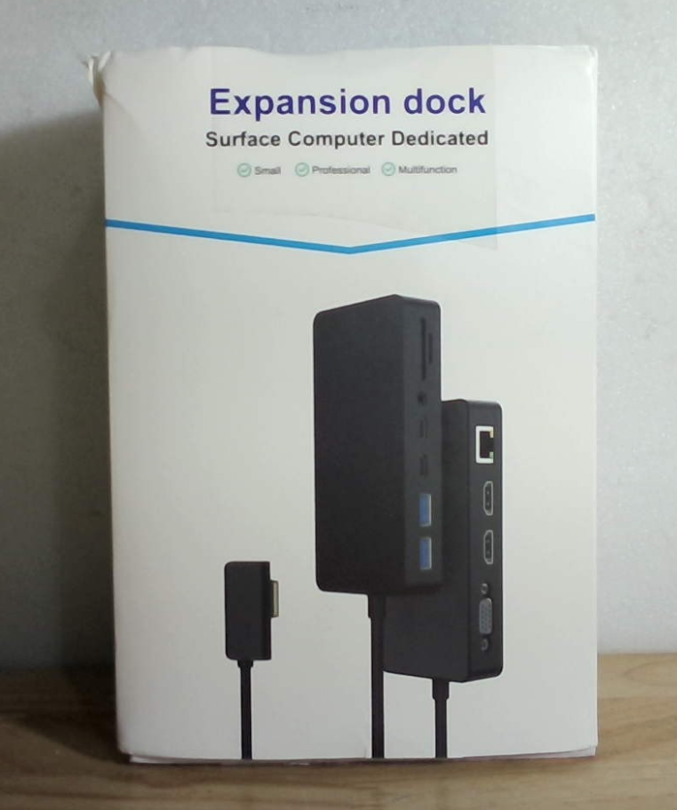 Estación de Acoplamiento Surface 12 en 1 – Triple Pantalla, Doble HDMI + VGA, Compatible con Surface Pro, Laptop, Book y Go