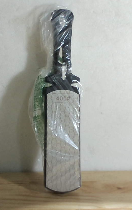 Piedra de Afilar de Diamante 400/1000 Granos – Doble Cara Portátil 5 en 1 con Superficie Panal y Ranura, Blanco