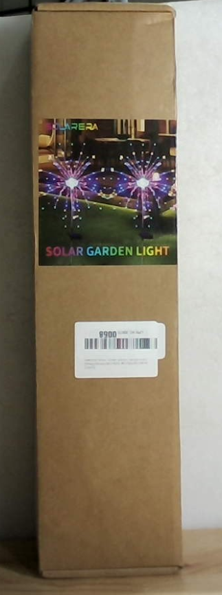 Luces Solares de Jardín Fuegos Artificiales 120 LED – Pack 4, Impermeables, Coloridas para Exterior, Patio y Camino