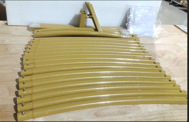Soporte Redondo para Telón de Fondo Dorado 2.2 m – Hierro, Arco de Globos y Bodas, Portátil y Resistente