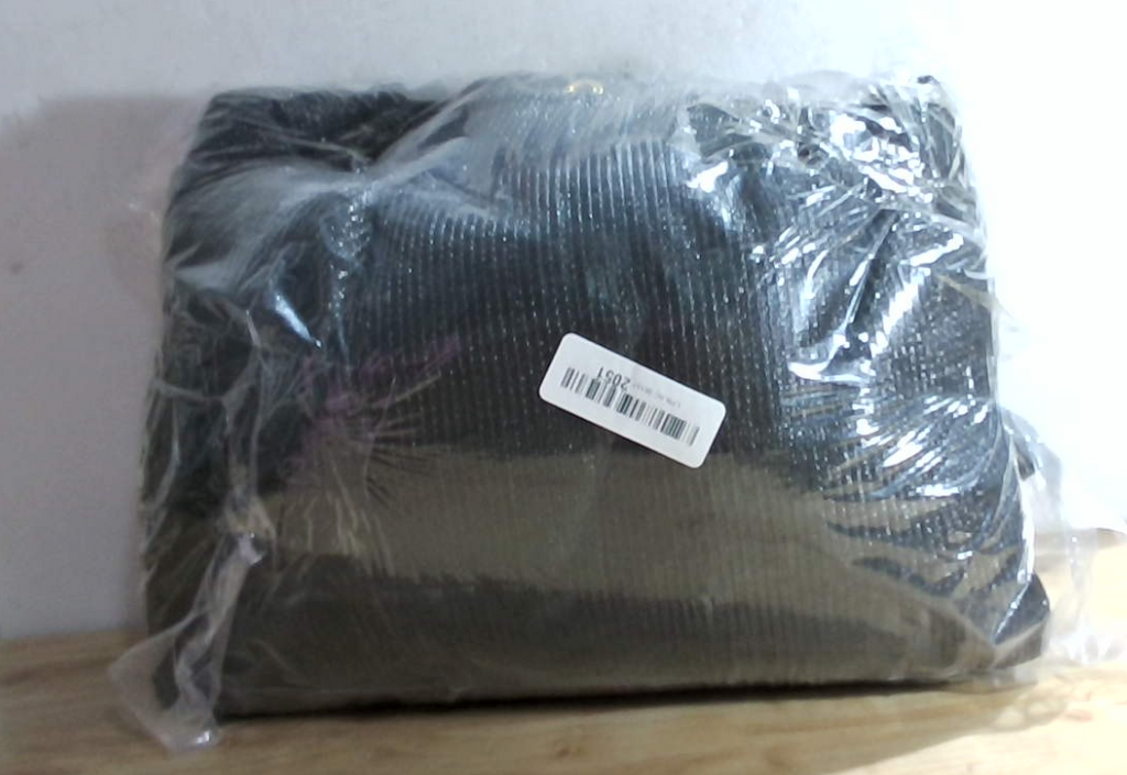 Malla de Privacidad Cisvio 2.44 x 7.62 m – 170 g/m² Resistente, Anti-Viento y Polvo para Patio, Balcón, Terraza y Piscina, Negro