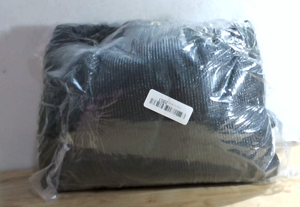 Malla de Privacidad Cisvio 2.44 x 7.62 m – 170 g/m² Resistente, Anti-Viento y Polvo para Patio, Balcón, Terraza y Piscina, Negro