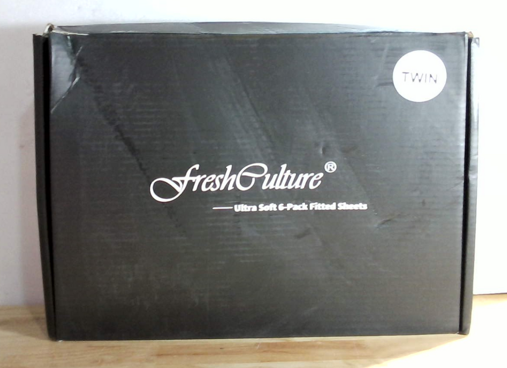 Sábanas Bajeras FreshCulture Twin Pack 6 – Microfibra Suave, Bolsillo Profundo, Blancas para Hogar, Hotel y Salón de Belleza