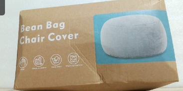 Funda para Sillón Puf de Terciopelo Suave – YudouTech 1.83 m Gris Oscuro