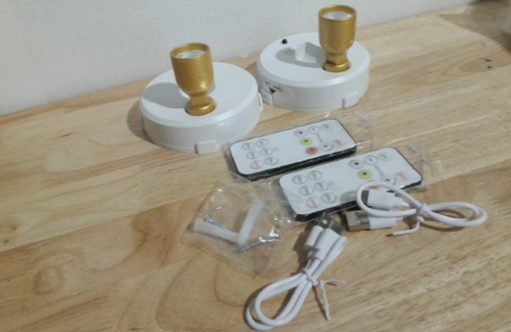 Foco de Interior EZVALO con Batería Recargable – Luz para Cuadros Inalámbrica con Control Remoto, Regulable, 3 Temperaturas de Color y Temporizador (Paquete de 2)