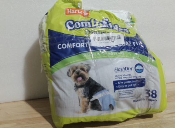 Pañales Desechables Hartz Comfitables para Perros Talla XS – Súper Absorbentes para Machos y Hembras (Paquete de 31)