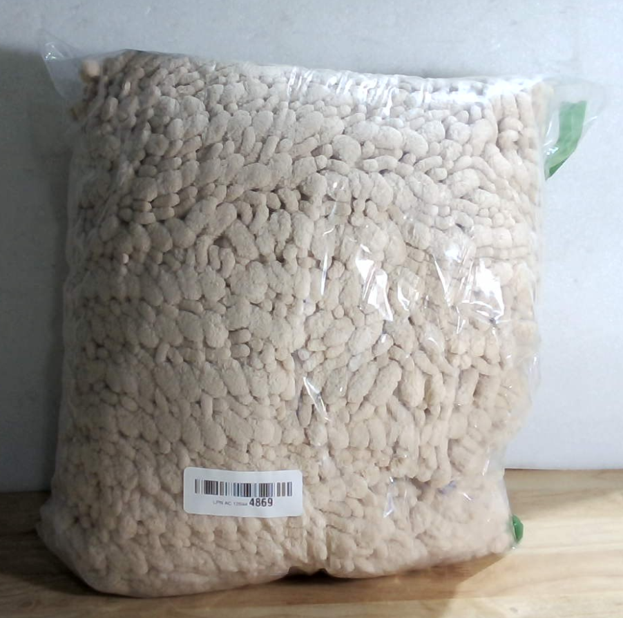 Alfombra de Baño OLANLY Chenilla 40x32" Beige – Gruesa, Suave, Antideslizante, Lavable y Secado Rápido