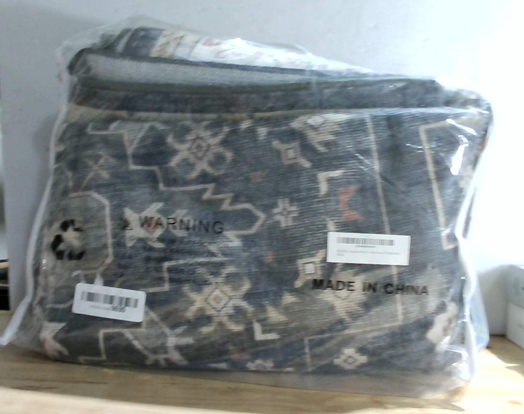 Hazo Haus - Alfombra para sala, comedor, dormitorio u oficina, antideslizante, de pelo corto, estilo boho