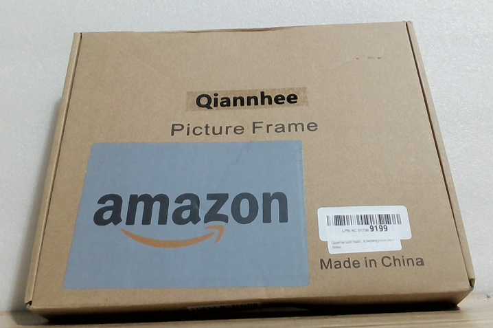 Marcos Flotantes Qiannhee Gold Pack 2 – 8x10", Doble Cristal, Soporte Metálico, Para Múltiples Tamaños de Foto