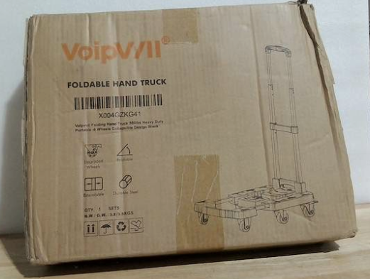 Carretilla de Carga Portátil Plegable – Hand Truck Foldable | Plataforma de Mano Compacta para Mudanzas y Transporte