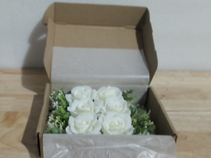 Boutonnière Meldel Rosa Ivory – Juego de 6 Flores Artificiales para Novio y Padrinos | Boda, Graduación y Eventos Formales