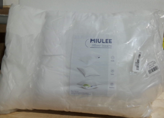 Rellenos de Almohada MIULEE Pillow Inserts – Fibra Virgen de Poliéster Hipoalergénica | Empaque al Vacío | Suaves y Firmes
