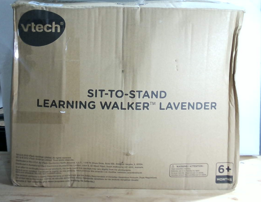 Andador de aprendizaje VTech para sentarse y ponerse de pie (embalaje sin frustraciones), color lavanda