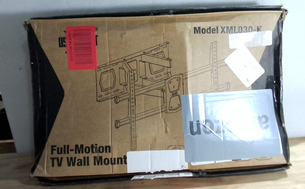 Soporte de pared para TV USX MOUNT de movimiento completo para televisores de 42 a 82 pulgadas de hasta 54 kg (120 lbs), soporte de pared para TV con articulación giratoria, inclinación, extensión y nivelación, VESA máximo de 600 x 400 mm, compatible con