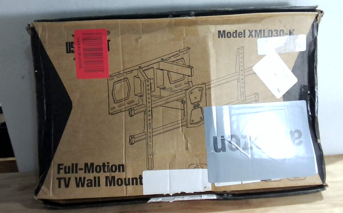 Soporte de pared para TV USX MOUNT de movimiento completo para televisores de 42 a 82 pulgadas de hasta 54 kg (120 lbs), soporte de pared para TV con articulación giratoria, inclinación, extensión y nivelación, VESA máximo de 600 x 400 mm, compatible con