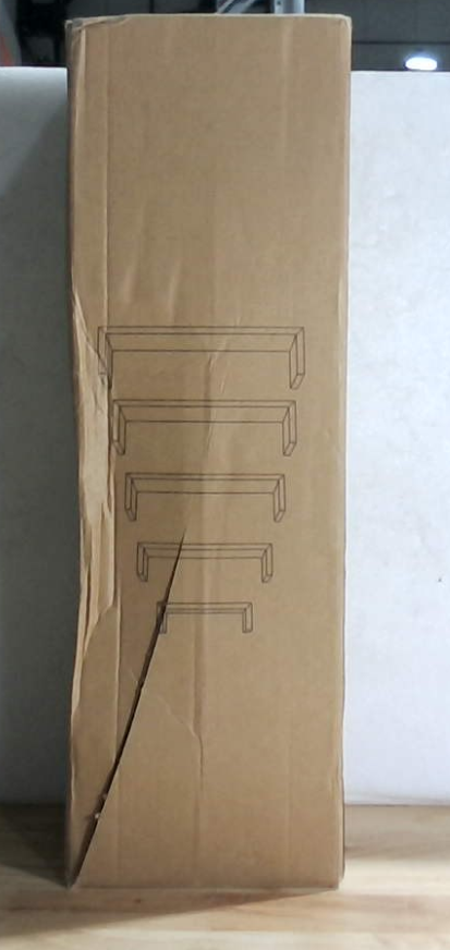 Estantes flotantes de madera gris envejecido SRIWATANA, juego de 5 estantes de pared de madera