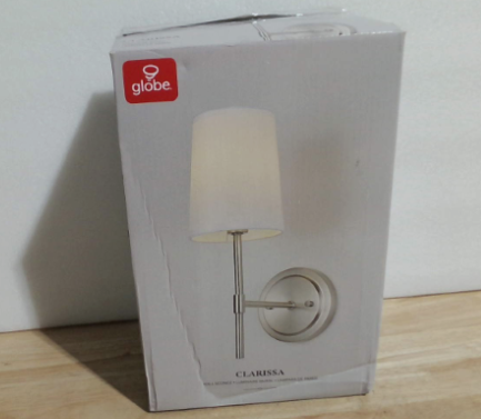 Aplique de Pared Globe Electric Clarissa 51858, 1 Luz