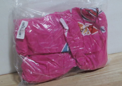 Piscina inflable infantil rosa de 48 x 12 pulgadas con 3 anillos