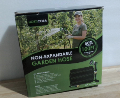 Manguera de jardín HORTICORA de 30,5 m, flexible y antitorceduras