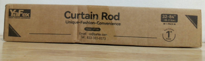 Barras para cortinas YaFex ajustables de 81 a 213 cm