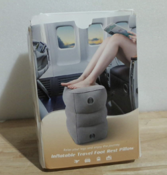 Almohada inflable Sunany reposapiés ajustable para viajes