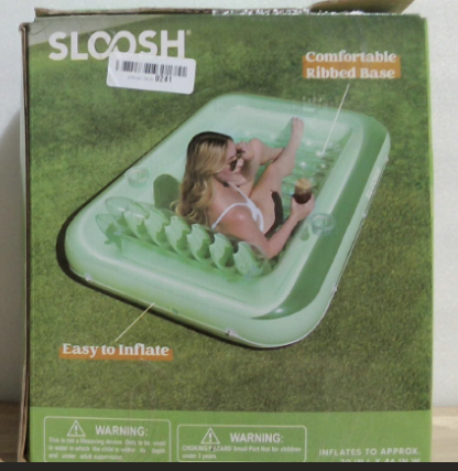 Flotador SLOOSH 4 en 1 de 70 x 46 pulgadas con almohada