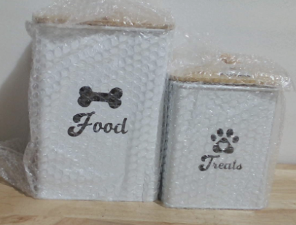 Recipientes herméticos para golosinas de perro, 2 unidades