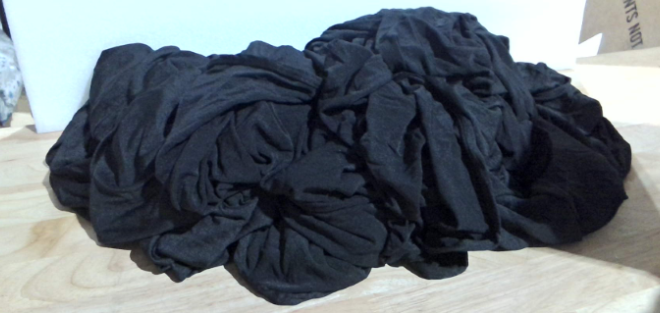 Mantel de spandex elástico Obstal de 2,4 m para mesas plegables estándar - Paquete de 2 manteles rectangulares universales ajustables para bodas, banquetes y fiestas, color negro