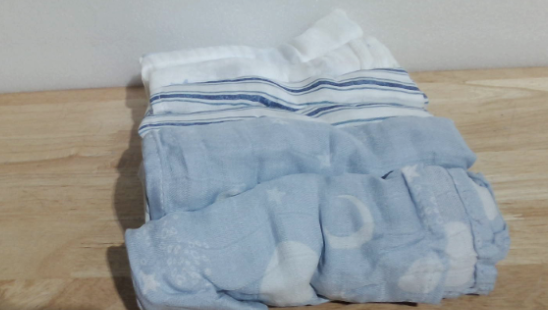 GLLQUEN BABY Manta de recepción para niño, mantas de muselina de algodón para envolver bebés, mantas para recién nacidos, cuadrados transpirables y suaves, mantas finas para bebés, mantas de tela doblemente absorbentes para envolver bebés - Paquete de 6