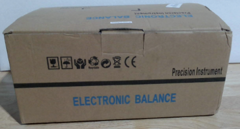 Balanza analítica de laboratorio de alta precisión de 500 g x 0,001 g con protector contra el viento e interfaz RS232. Ideal para joyería de laboratorio y uso científico.