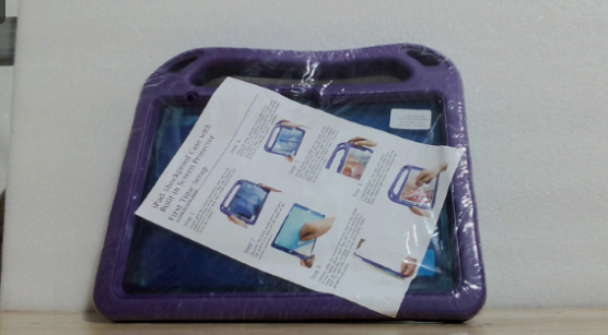 Funda BMOUO para niños para iPad de 11.ª generación (A16) de 11 pulgadas (2025) / iPad de 10.ª generación de 10,9" (2022) - con protector de pantalla integrado, asa antigolpes y soporte. Funda para iPad de 11.ª/10.ª generación para niños, color morado.