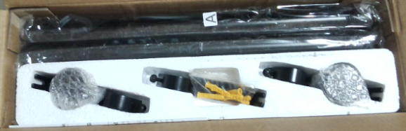 Soporte metálico de pared para TV de bajo perfil