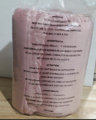 Manta térmica de forro polar en color palo de rosa
