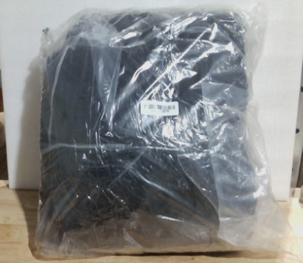 Alfombra QDUIDU negra ultrasuave de 1,2 × 1,8 m