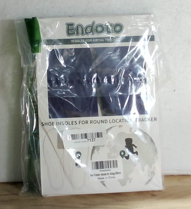 Plantillas Endoto para dispositivo de seguimiento Airtag con soporte oculto para niños y adultos, cómodas plantillas de montaje seguro para calzado (Patente de EE. UU.: USD1082268) (250 mm)