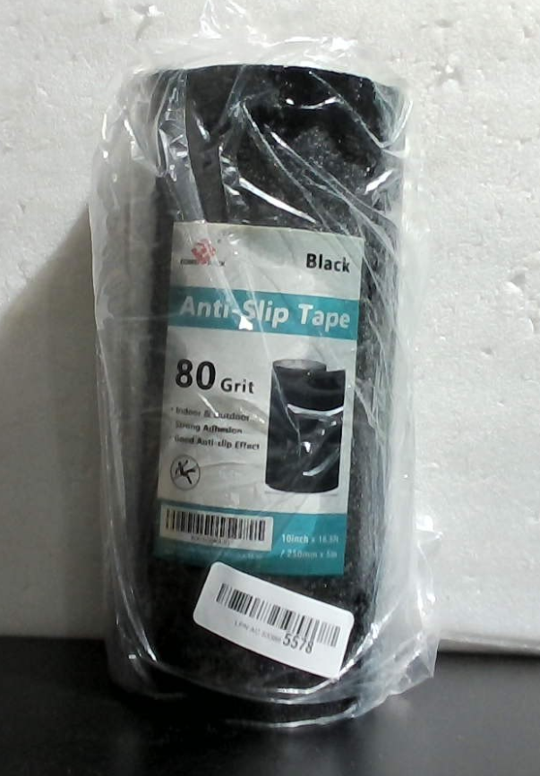 Cinta antideslizante BOMEI PACK, 25,4 cm x 5 m, cinta de agarre resistente para escaleras, peldaños, uso interior y exterior, peldaños antideslizantes impermeables para escaleras.
