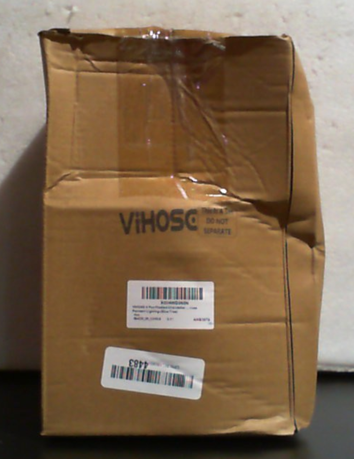 VIHOSE 6 pantallas plisadas para lámparas de araña, 7,6 cm (parte superior) x 14 cm (parte inferior) x 12 cm (inclinadas), pequeñas, con clip para bombilla, estilo clásico plisado, para apliques de pared e iluminación colgante (Árbol azul).