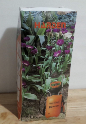 Pulverizador de bomba de 1 galón - Cuidado del jardín y el césped para malezas - Varilla de acero inoxidable y boquilla de latón - Capacidad total de 1.3 galones