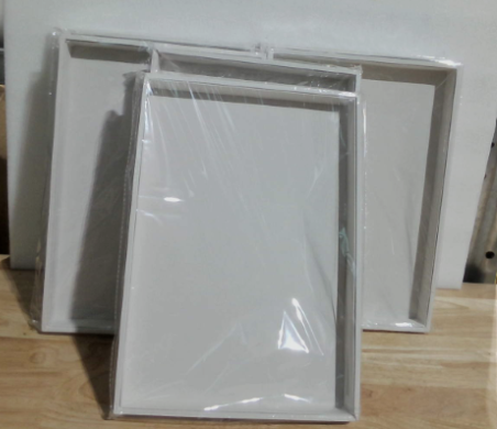 Quelay Juego de 6 bandejas apilables de terciopelo para joyería, organizador de joyas, bandeja para pulseras, anillos, pendientes y collares, plato vacío para cajones y encimeras (beige)