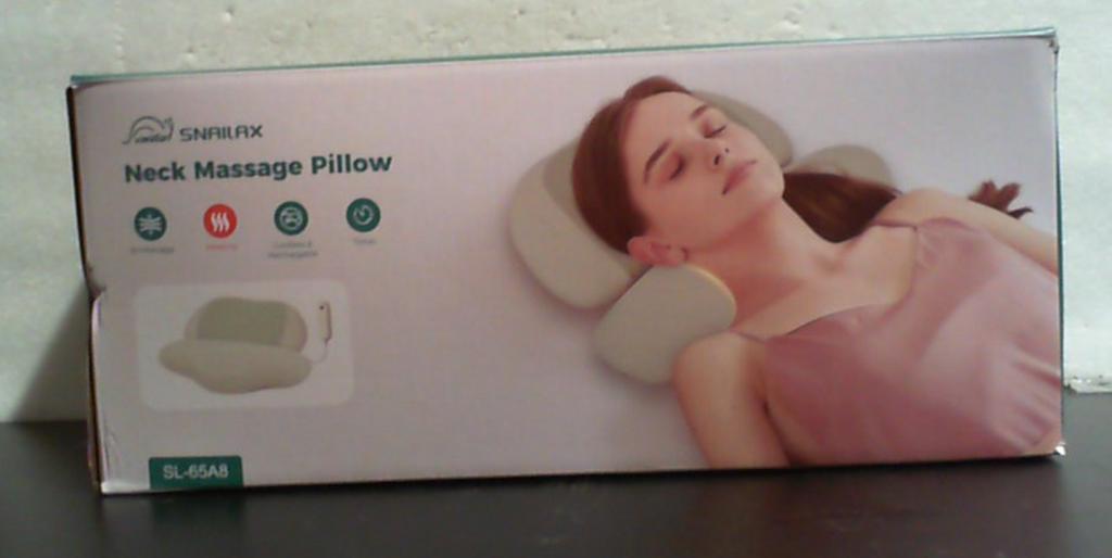 Masajeador de cuello con calor, almohada de masaje de tracción cervical recargable inalámbrica con compresión de aire, elegible para FSA, almohada estiradora de cuello, control remoto con pantalla digital, soporte cervical ergonómico para oficina en casa