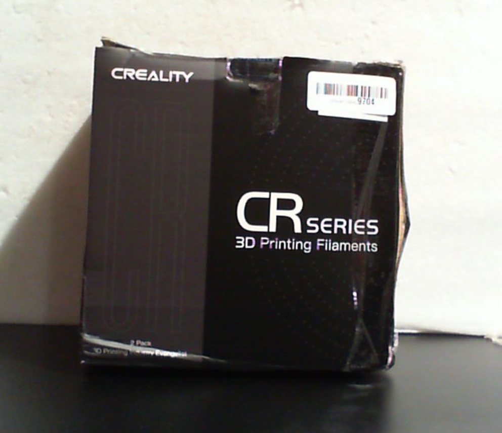 Filamento ABS blanco y negro Creality de 2 kg y 1,75 mm, paquete de filamentos para impresora 3D, excelente resistencia, inodoro, no tóxico, estable y resistente (blanco y negro).