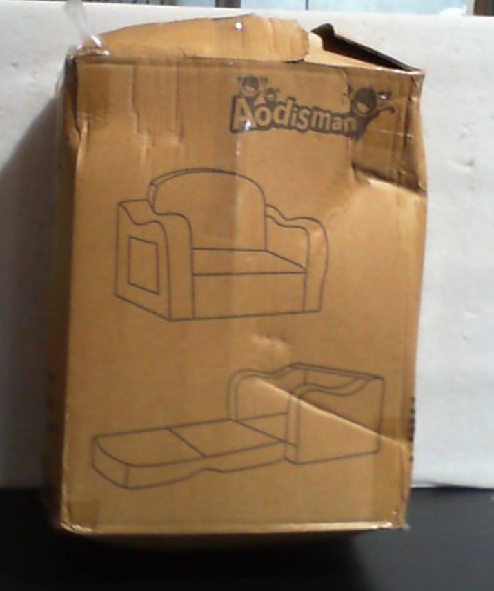 aodisman Silla y sofá grueso y cómodo para niños pequeños, sofá plegable suave y afelpado 2 en 1 para niños, sofá convertible en tumbona para niños pequeños