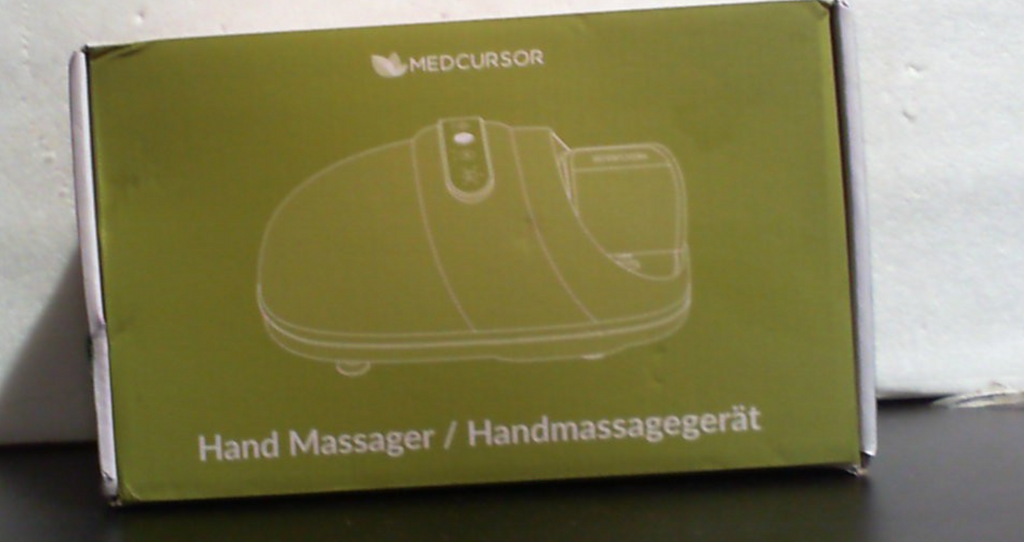 Masajeador de manos Medcursor: masajeador de manos con calor y compresión para el síndrome del túnel carpiano y rigidez articular, alivio del dolor desde la muñeca hasta la palma y los dedos, regalo para hombres y mujeres (recargable).