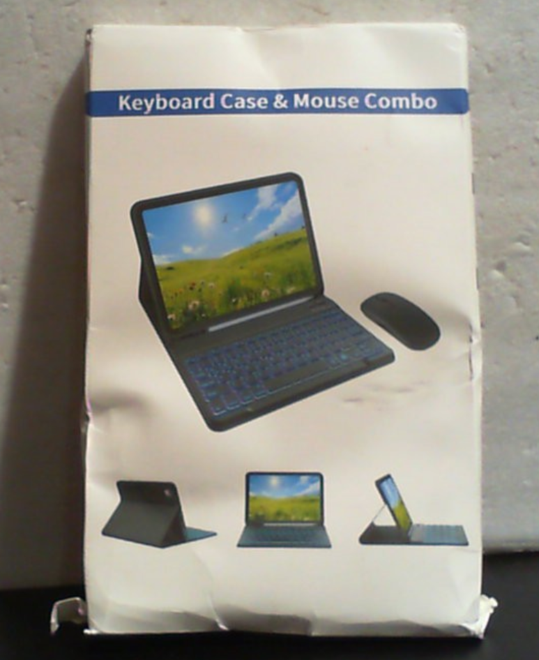 Funda con teclado TnbonGip para iPad A16 de 11.ª generación (2025) / 10.ª generación (2022), ratón y teclado desmontable retroiluminado de 7 colores, soporte ajustable, portalápices integrado, función de encendido/apagado automático, color rosa.