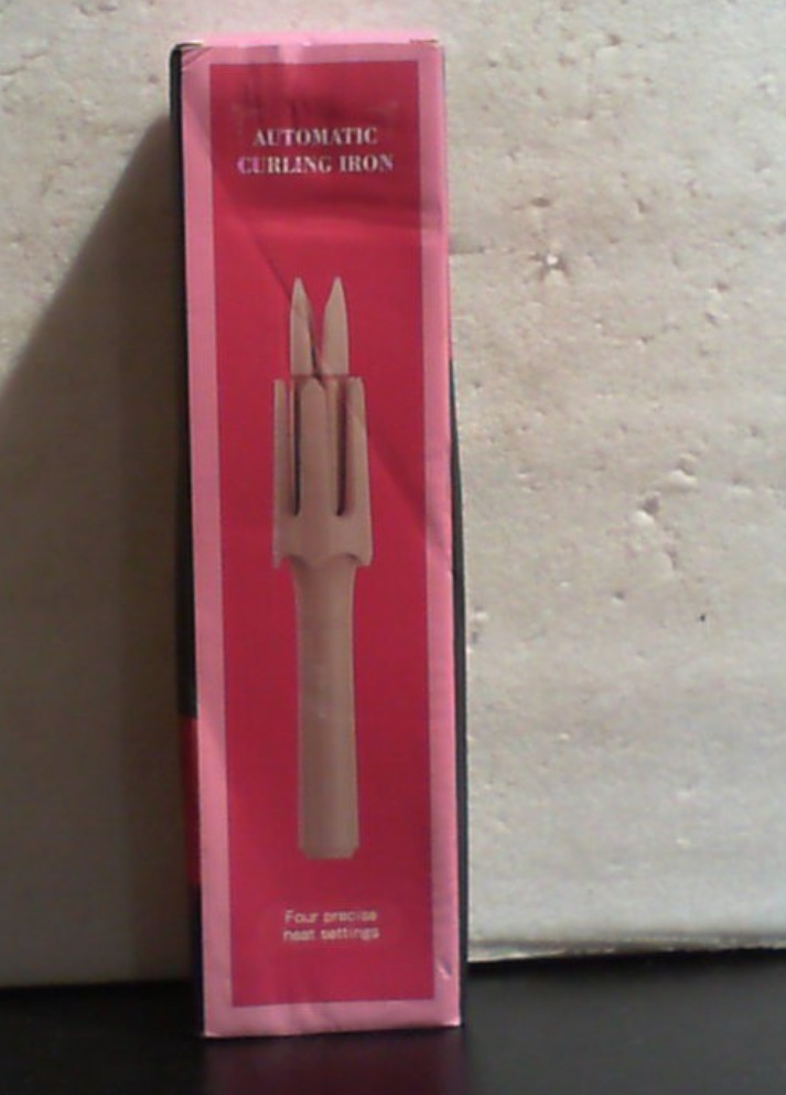 Rizador de pelo giratorio automático: 4 ajustes de temperatura y temporizador, rizador automático con apagado automático, antienredos y anti-quemaduras, rizador para rizos duraderos (rosa)